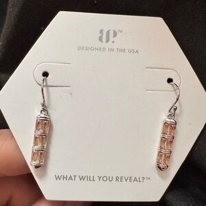 Elegant Silver and Gold Drop Earrings